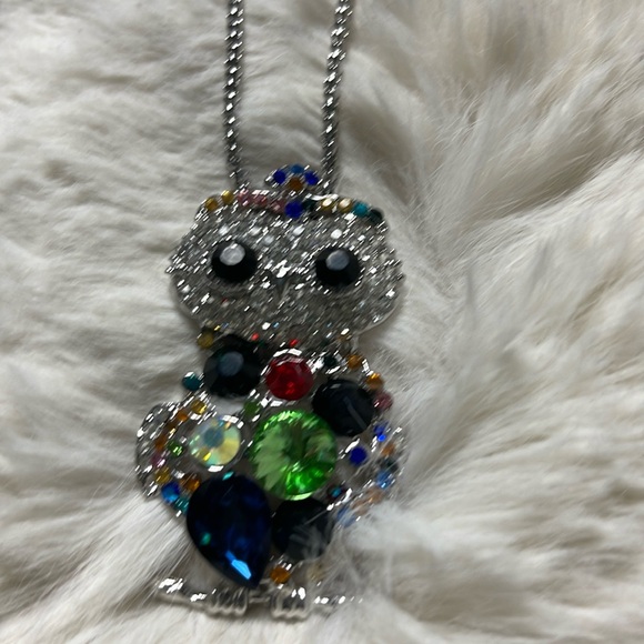 Betsey Johnson Owl Pendant Necklace - Picture 3 of 11